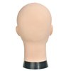 MIAOMANZI Bald Female Training Head Cosmetology Mannequin Head for Wigs Making and Display with Table clamp