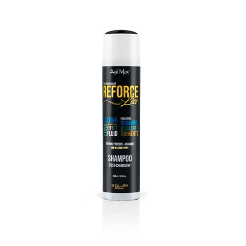 S'OLLÉR BRASIL​ Organic Keratin Shampoo, Sulfate Free Shampoo- For Color Treated & Post Chemistry Hair-Color Safe, Long Lasting Effect-Keratin, Panthenol and Silicone Sealing- 10.14 Fl.oz (300 ml)