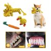 Andiker Dog Chewing Toys - 3PCS Cotton Rope Puppy Teething Cleaning and Training Durable Dog Plush Toys Lion&Carrot&Duck Toy for Boredom and Interactive Biting Rope Dog Chew Toys (Lion&Carrot&Duck)