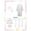 lckellong Kids Angel Costume Girls Choir Robes with Angel Halo Headband Christmas Dress up Cosplay -M