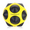 FunMingleX Bouncy Balls, Playground Ball, Super High Bounce Ball for All Ages, Bouncy Balls for Kids, Space Ball Perfect for Active Play and Outdoor Games (Yellow)