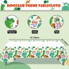 4 Pack Dinosaur Tablecloth Dinosaur Party Decorations Dinosaur Party Supplies 86 x 51 inches Dinosaur Theme Table Cover Dinosaur Rectangle Plastic Table cloth dinosaur table cloths for birthday party