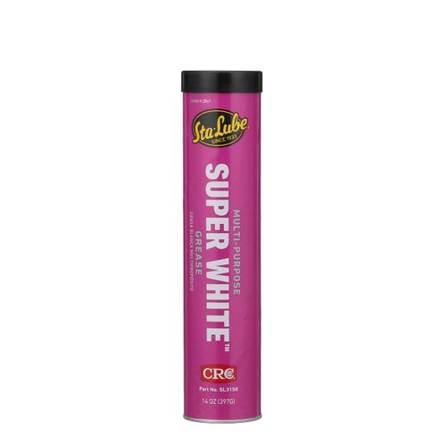 Sta-Lube Super White Multi-Purpose Lithium Grease SL3150-14 Wt Oz. Cartridge, Durable, Multi-Purpose Grease