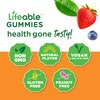Lifeable Vitamin B Complex + Vitamin C Gummies - Great Tasting, Vegan, Energy Boost, Immune Support, Nerve Health - 6 B Vitamins + Vitamin C - Adult - 90 Gummies