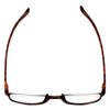 Calabria 718 Flexie Oval Reading Glasses +4.00 Tortoise Men/Women Bendable One Power Readers Flexible Durable TR90 Frame
