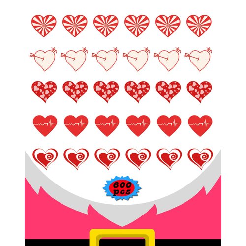 Casciybo Valentines Heart Temporary Tattoos for Girls Women Kids, 20 Sheets Red Heart Tattoo Stickers for Valentine’s Day Birthday Party Favors Supplies School Goodie Bag Fillers Gifts