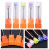 Dioche 5pcs Nail Polish Grind Drill Clean Brush, Nail Polish Clean Brush Head, Nail Drill Bit Set Cleaning Brushes for Electric Nail Drill Machine Nail Dust Remover