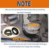 36487 Front Inner Axle Shaft Seal for Dana 50/60/61 Axles Replaces for 36487 (2PCS)