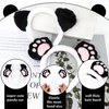 Amariver 2Pcs Animal Ears Headbands Panda Headband for Women Girls Comfortable Hair Band Panda Party Decorations Puffy Head Band for Washing Face Cute Animal Hair Accessories for Themed Party