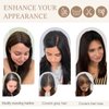 Rich Choices Hair Toppers for Women Real Human Hair Remy Human Hair Topper for Women 12inch #4 Medium Brown Hair Toppers for Thinning Hair Clip in Hair Topper Silk Base More Realistic