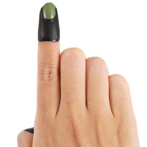 120 Pieces Peel Off Nail Stickers Tape Spill-Proof Stickers Plastic Nail Polish Protector for Nail Painting Decoration