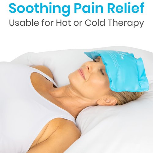 Arctic Flex Reusable Gel Ice Pack for Injuries with Straps (10" x 6") - Flexible, Cooling Gel Ice Pack - Medical Grade Hot and Cold Therapy Pack - Ice Pad for Back, Neck, Shoulders, Hip & Head Pain