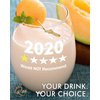 Funny Wine Glass Gift- 17 Oz Stemless Wine Glass (1 PC - 2020 One Star)