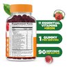 Lifeable Kids Multivitamin with Iron Gummies | Great Tasting Vitamins for Kids | Vegetarian Non-GMO Childrens Multivitamin | 90 Gummies