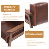 Abaodam Dollhouse Sofa Armchair Upholstered Model Toy 1 12 Scale Miniature Living Room Furniture Chair Miniature Furniture Dollhouse Vintage Armchairs Mini Leather Sofa Chairs Single Sofa