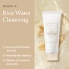 I'm from Rice Whip Facial Cleanser Set, 3 pcs Gift, Travel Kit with Rice Face Wash 5.07 fl oz & 1.01 fl oz & Rice Toner 1.01 fl oz, low-pH Rice Water Face Wash for sensitive, dry skin