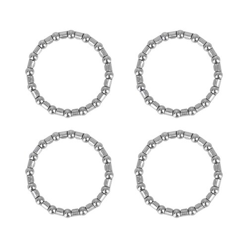 X AUTOHAUX 4pcs 37.2mm x 16 Ball Bearing Cages Crank Bearings Wheel Bearing Retainer for Bicycle