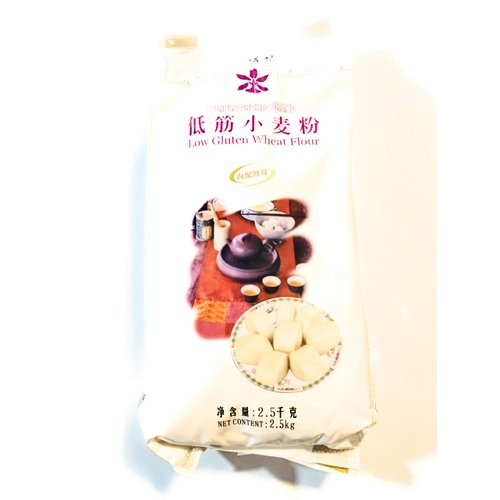 purple orchid brand low gluten wheat flour 2.5 Kg (Yeast Pack Inside)低筋小麦粉