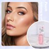 Tiejdhr 2Pcs Crystal Jelly Moisturizing Lip Oil Hydrating Lip Gloss Set, Non-sticky Fresh Texture Nourishing Plumping Lip Oil Long Lasting Lip Care Tools