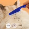 4 Pack Flea Comb for Dogs Cats, Pet Detangling Grooming Comb Lice Comb with Stainless Steel Teeth for Tear Stain Remover, Dandruff