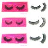 U-Hotmi Natural Look Fluffy Eye Lashes, Faux 3D Mink Lashes 10 Styles Eyelashes Wholesale(30 Pairs)
