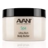 Avani Ultra Rich Body Butter - Dead Sea Salt, Aloe Vera, Vitamin E, Shea, Jojoba, Sunflower, Olive Essential Oil - Natural Exfoliating & Moisturizing Butter for All Skin Types - Citrus/Vanilla