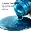 Imtiti Glitter Gel Nail Polish, 1 Pcs 0.5 fl oz Shimmer Blue gel nail polish Color Soak Off Gel Polish Nail Art Manicure Salon DIY Nail Lamp Gel Nail Design Christmas Decoration