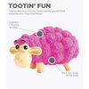 Outward Hound Tootiez Sheep Grunting Latex Rubber Dog Toy, Small