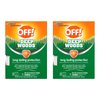 OFF! Deep Woods Mosquito and Insect Repellent Wipes, Long Lasting, 12 Individually Wrapped Wipes (2)