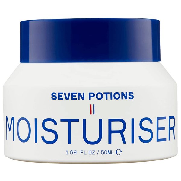 SEVEN POTIONS Anti Ageing Moisturizer for Men 1.69 FL OZ – Fragrance Free, Fast Absorbing Face Cream – Helps Prevent Fine Lines and Wrinkles – Hydrates Skin – Natural, Vegan, Cruelty Free