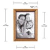 Malden International Designs 2177-57 Classic Wood Picture Frame, 5x7, Gold