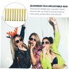 jojofuny 24pcs Thunder Sticks Inflatable Cheering Stick Clapper Noise Makers Cheer up Toys for Sports Games Birthday Party Supplies Wedding Concert Carnival Balloon Golden