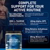 NutraPep Creatine Monohydrate Gummies 5g for Men Women - with L-Taurine Betaine Anhydrous Alpha-GPC BCAA 2:1:1 - Sugar-Free Gluten Free Chewable Creatine Supplement Bites