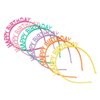 Candygirl 6pcs Birthday Headbands Happy Birthday Girl Tiara Birthday Crown Party Supplies for Kids and Adults