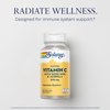 SOLARAY Buffered Vitamin C 500mg - Plus Rose HIPS and Acerola - Immune Support Supplement - Vegan, Lab Verified, 60-Day Guarantee - 100 Servings, 100 VegCaps