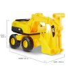 CAT Construction Toys, Excavator Sand Set Outdoor Toys - 10” CAT Toy Dumps Truck & Loader, Hard Hat, Shovel, Rake - Pretend Play, Ages 2+