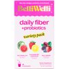 Belli Welli Daily Fiber Supplement Packets with Collagen, Probiotics & Electrolytes | Single Serve Packets for Gut Health, Digestion & Debloating | Variety | 10 Count