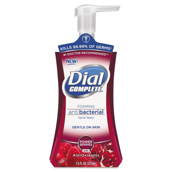 Henkel 03016 Antibacterial Foaming Hand Wash, Power Berries, 7.5 oz Pump Bottle