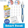 Smart Swab - Spiral Ear Cleanser - Earwax Remover Tool - 16 Replaceable Tips - Safe & Pain Free - Reusable Earwax Removal Kit - Soft & Gentle Ear Cleaning