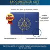 OFFICIAL FELLOW CITIZEN The Original US Citizenship Certificate Holder Luxury Gifts for New American Citizens | Fully Padded Leatherette | Gold Eagle Seal | Naturalization Certificate Cover