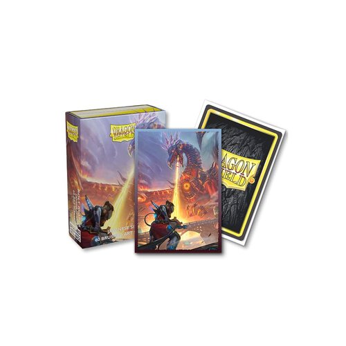 Arcane Tinmen Dragon Shield Sleeves– Matte Limited Edition Brushed Art Japanese: Boly Reaper 60CT- Card Sleeves are Smooth & Tough - Compatible with Yugioh & Cardfight Vanguard (AT-12611)