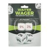 Fairly Odd Novelties FON-10276 Waiter Wager! The Server Rolls for Their Tip Hilarious Funny Novelty Dice Game Thatâ€™S The Perfect Gag, White Elephant Gift
