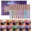 ROPALIA Liquid Glitter Eyeshadow, Liquid Chameleon Metallic Eyeshadow, Multicolor Shifting Holographic Glitter Multichrome Eyeshadow, Long-lasting With No Creasing Multi-Dimensional Eye Looks