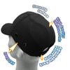 Lucent Path Black Baseball Safety Bump Cap Helmet Hard Hat for Head Protection