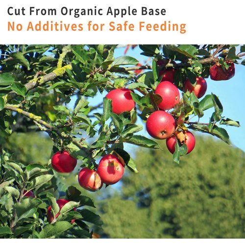 Petawi 600g Apple Sticks Molar Treats, Rabbit Toys Bunny Toys Chinchilla Toys Wood Chews for Teeth Rabbit Food Guinea Pig Hamster Gerbil Toy Sticks Pet Snacks(150 Pcs)