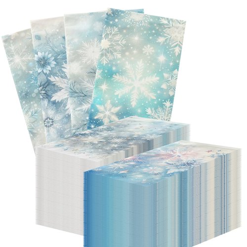 Snowflake Napkins,40pcs Frozen Napkins Winter Wonderland Snowflake Paper Napkins Disposable Blue Christmas Napkins Winter Napkins for Winter Holiday Birthday Party Decorations