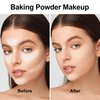 FV Translucent Powder Setting Powder, Lightweight & Blurring, Matte Loose Setting Powder, Oil-control, Long Lasting, Talc-free Baking Powder Makeup, For Fair to Medium Skin Tones, 01 Translucent