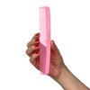 Allegro Combs #415 Combs for Women, 7 Inches Combs for Men, Parting Comb, Hair Comb, Comb for Men 6 Count (Fresh Pink)