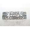 Silver or bronze gold celtic metal viking flower filigree hair clip barrette (Primary color: Gold)