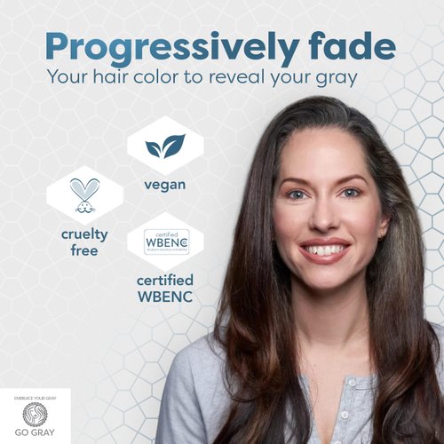 Go Gray Treatment System (Fade), Clarifying Duo Shampoo & Conditioner Helps Gradually Fade Permanent and Semi-Permanent Hair Color